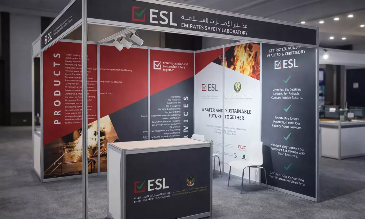 Corner Shell Scheme Stand