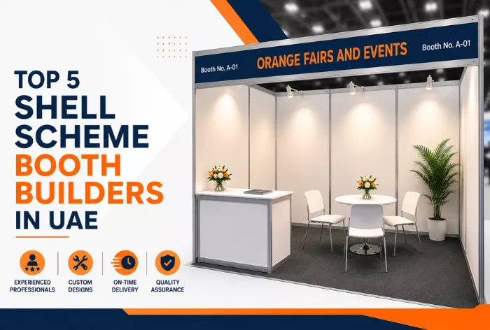 Top 5 Shell Scheme Booth Builders in UAE ( 2026 Reviewed) 5 shell scheme booth 1
