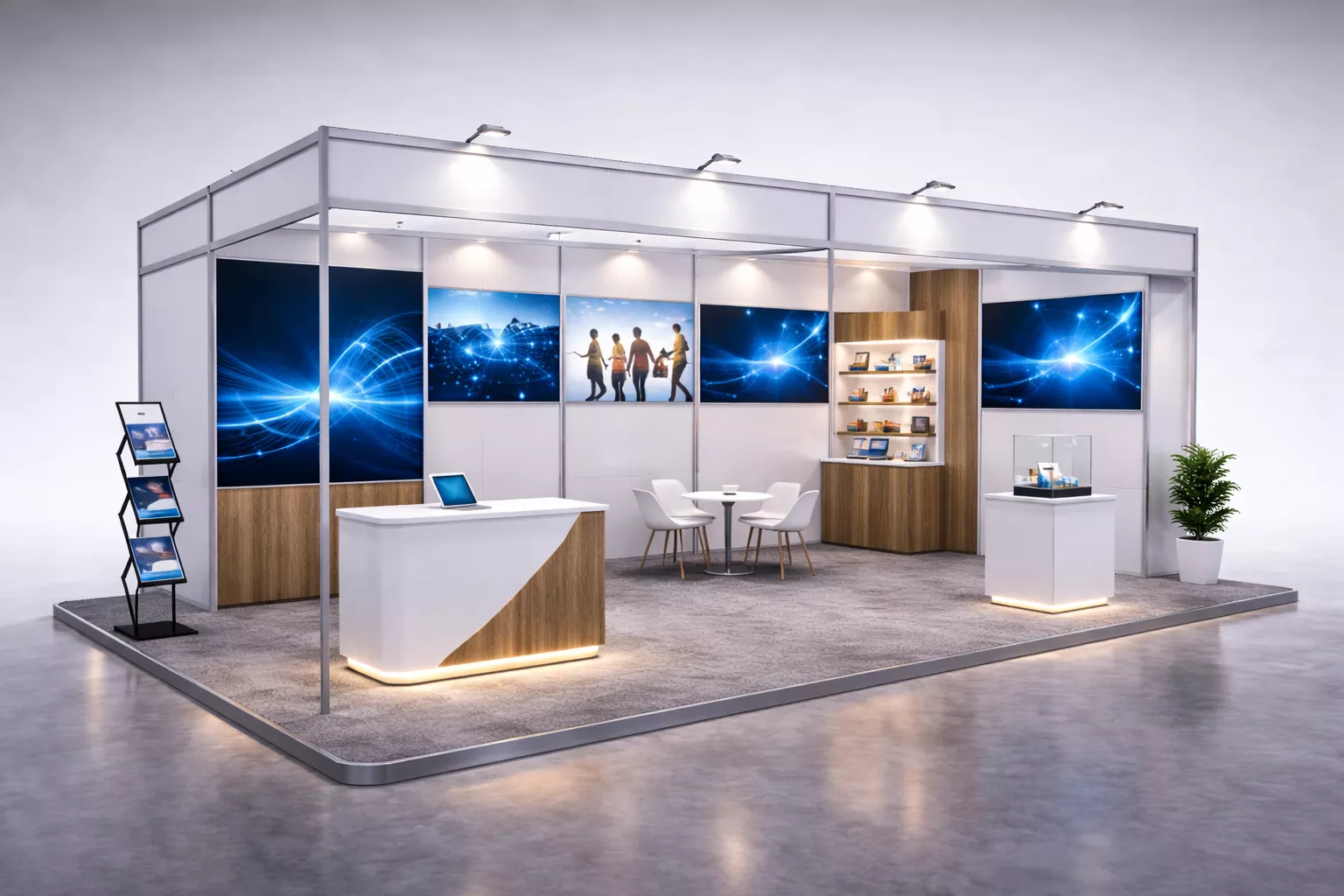 Shell Scheme Exhibition Stand Dubai UAE