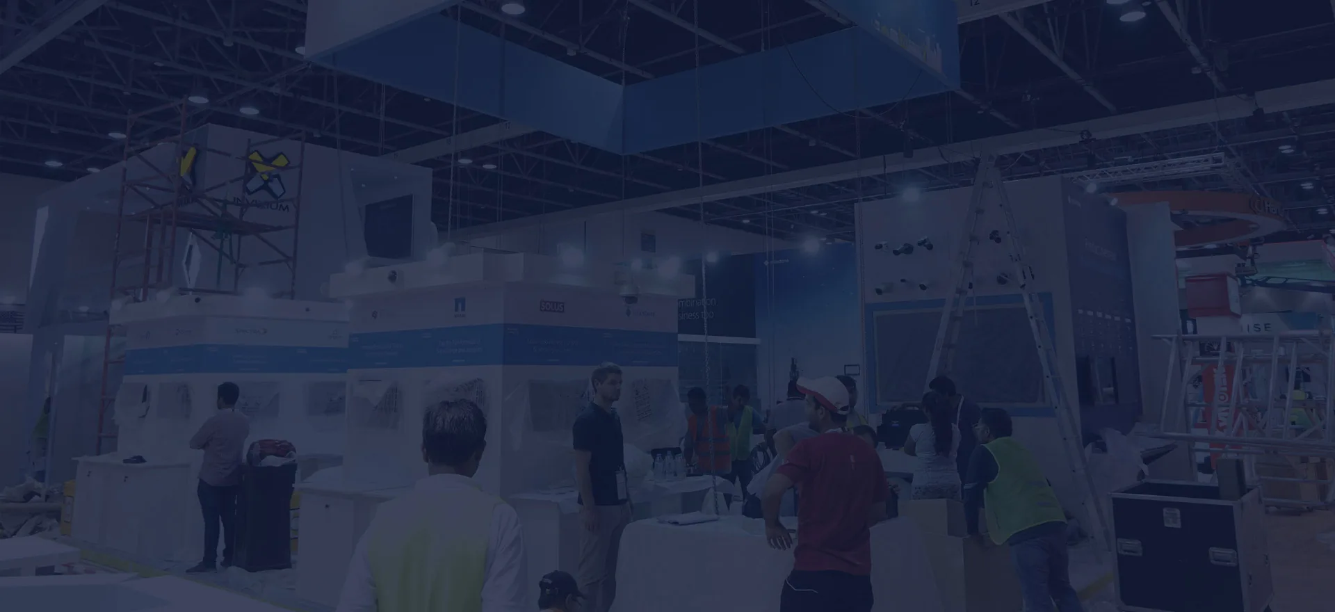 Product launch event stage design in Dubai