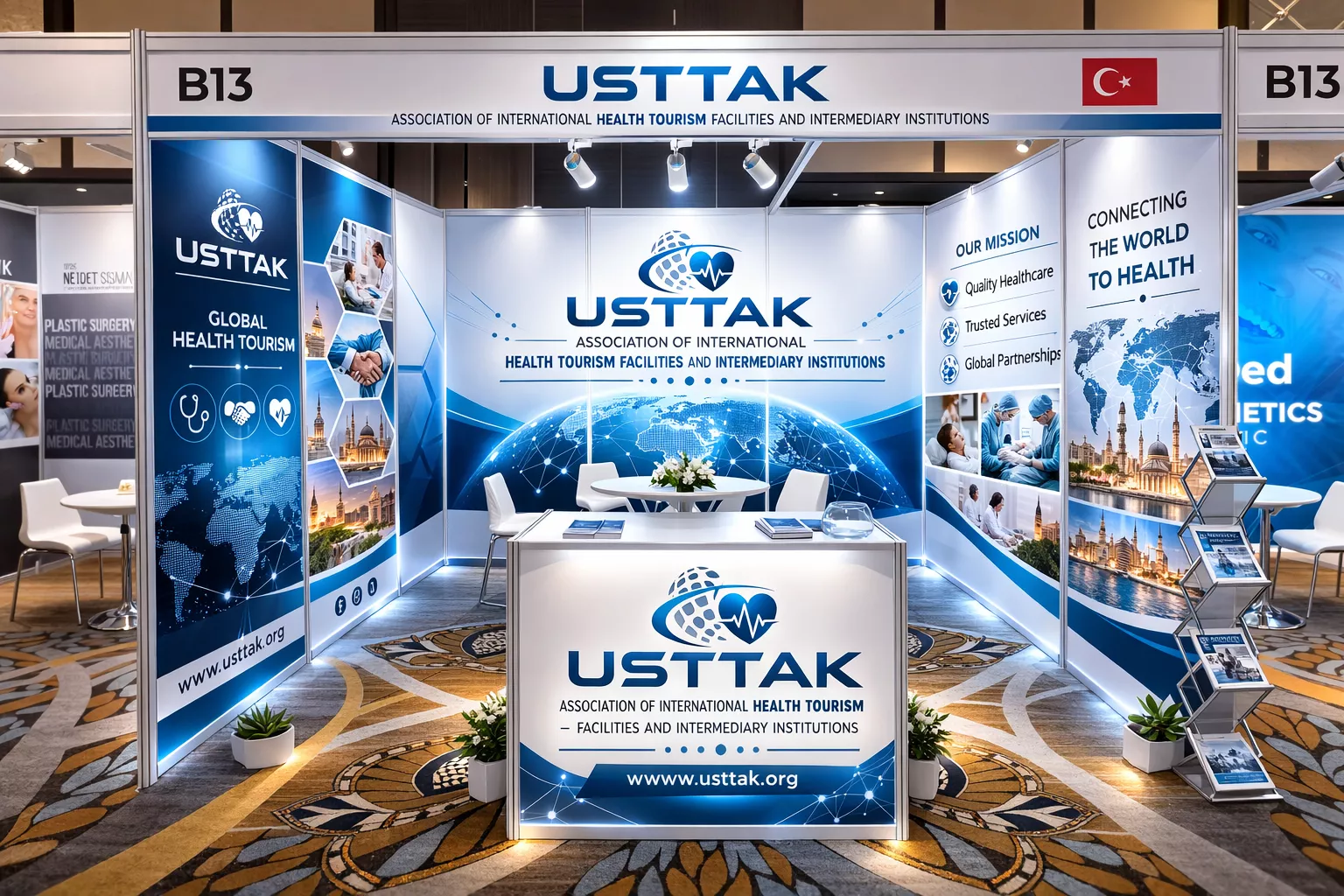 Custom shell scheme booth in UAE