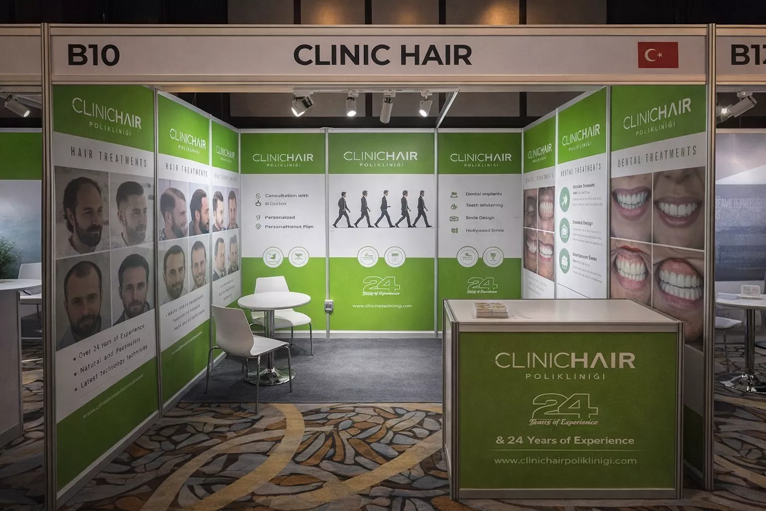 Custom shell scheme stand design in Dubai