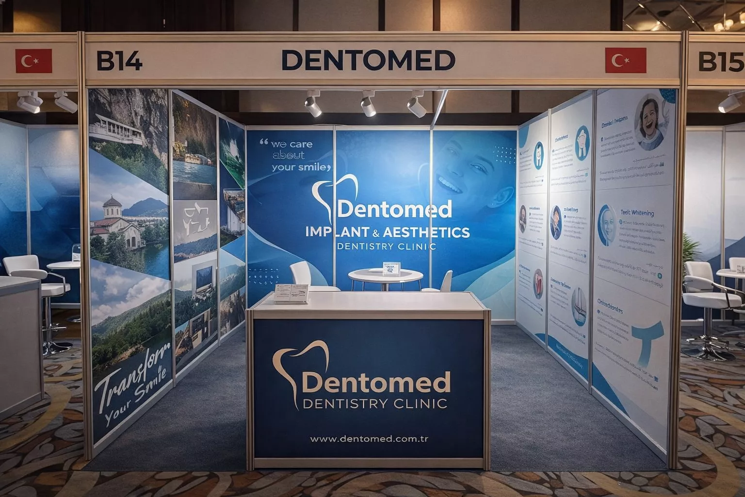 Shell scheme booth contractor in Dubai