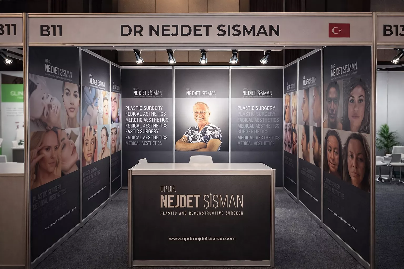 Shell scheme exhibition stand design in Dubai UAE