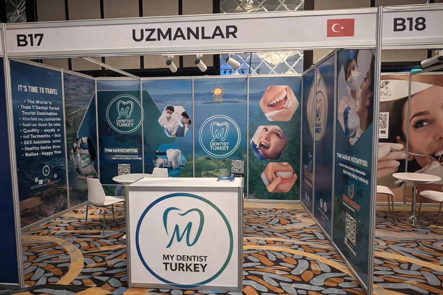 Shell scheme exhibition stand design in Dubai