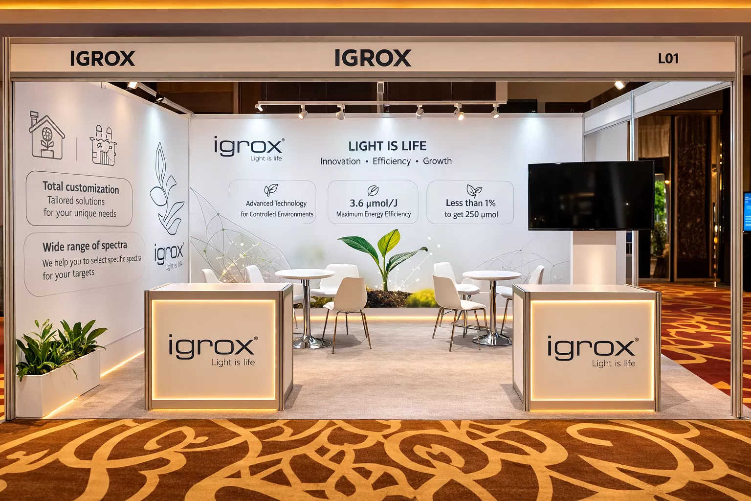 Shell scheme stand contractor in Dubai